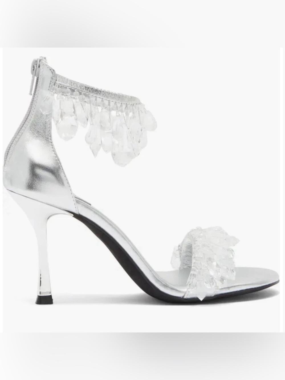 Jeffrey Campbell Crystal Ankle Strap Sandal ( Women) Size 6 Brand New - Picture 3 of 6